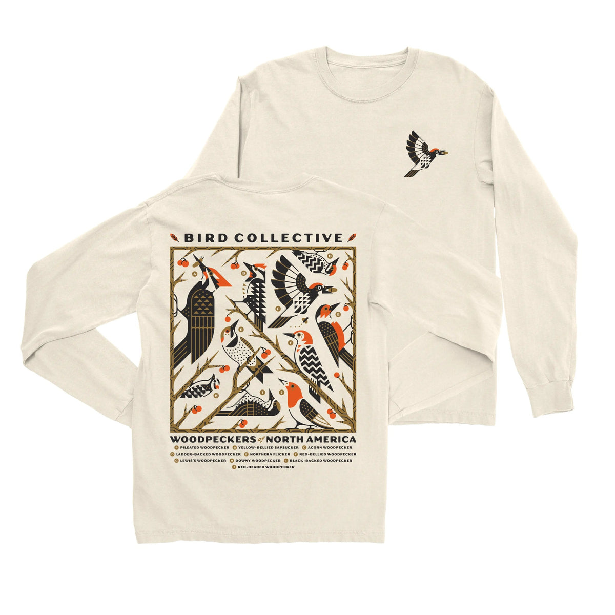 Woodpeckers of North America Long Sleeve T-Shirt