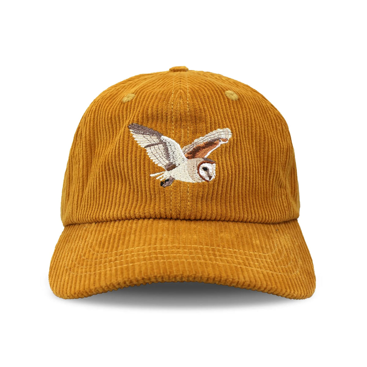 Bird Collective - Barn Owl Corduroy Hat - Amber - 