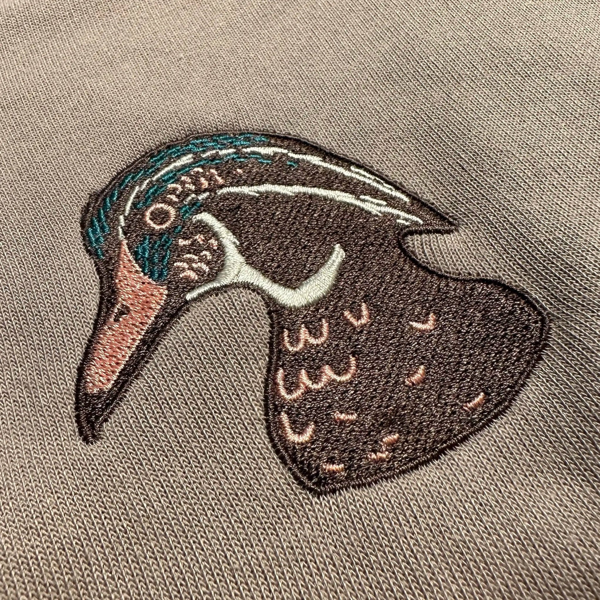 Bird Collective - Wood Duck Embroidered Sweatshirt - XS - Buff