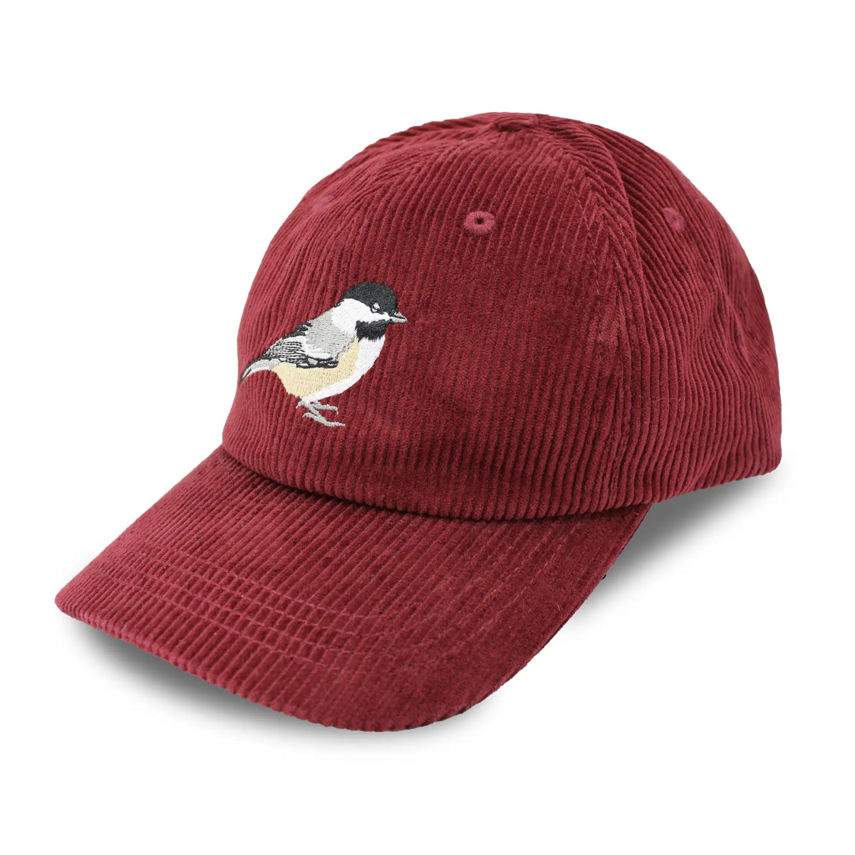 Bird Collective - Chickadee Corduroy Hat - Merlot - 