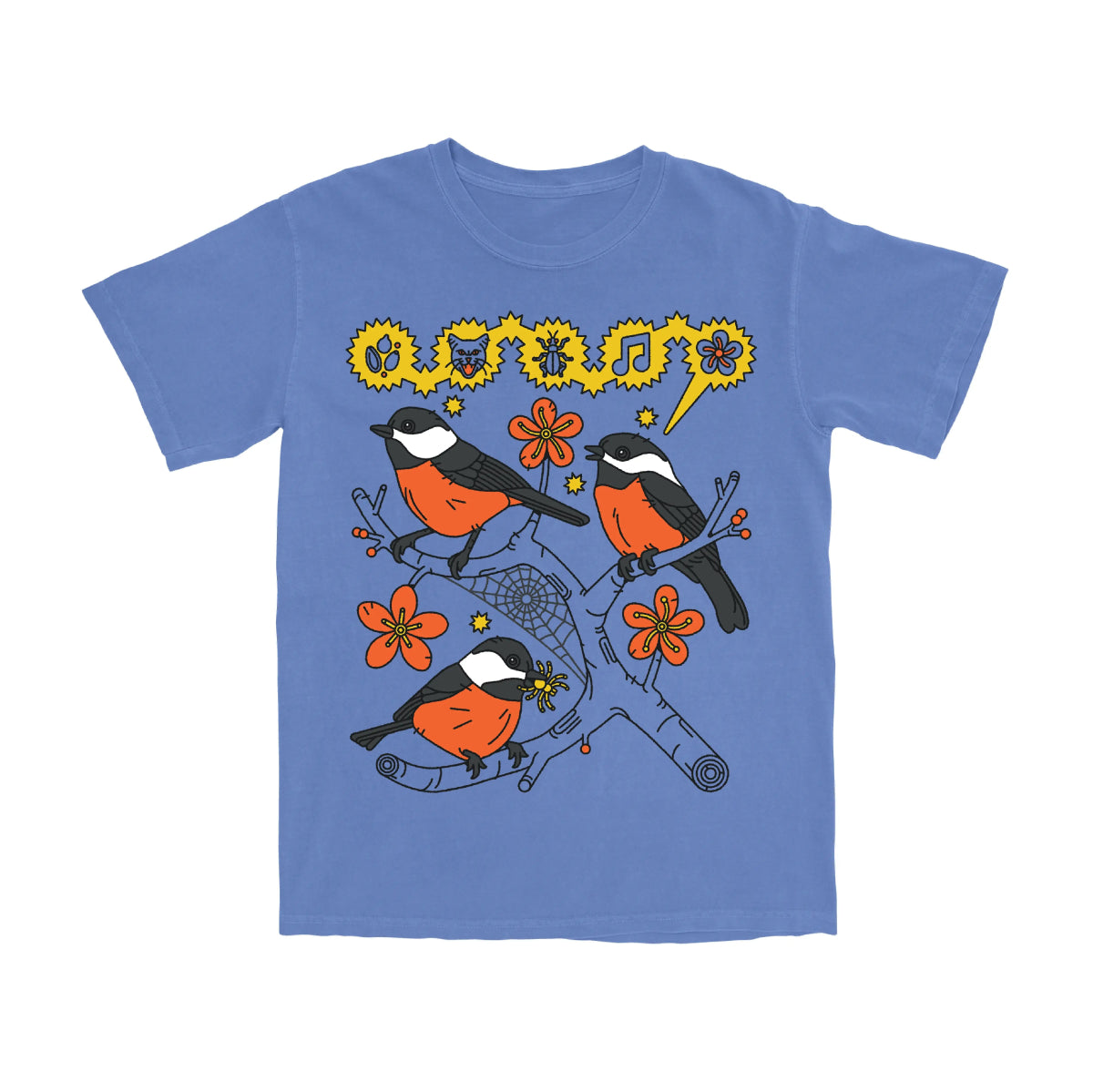 Bird Collective - Chickadee T-Shirt - S - Ocean
