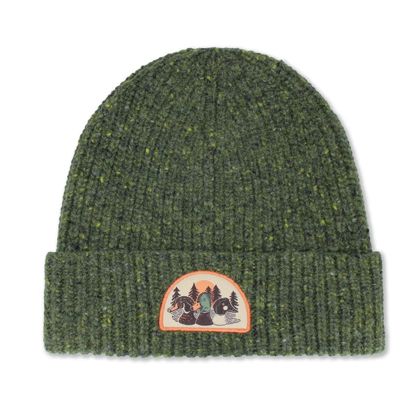 Bird Collective - Duck Trio Wool Blend Beanie - Forest - 