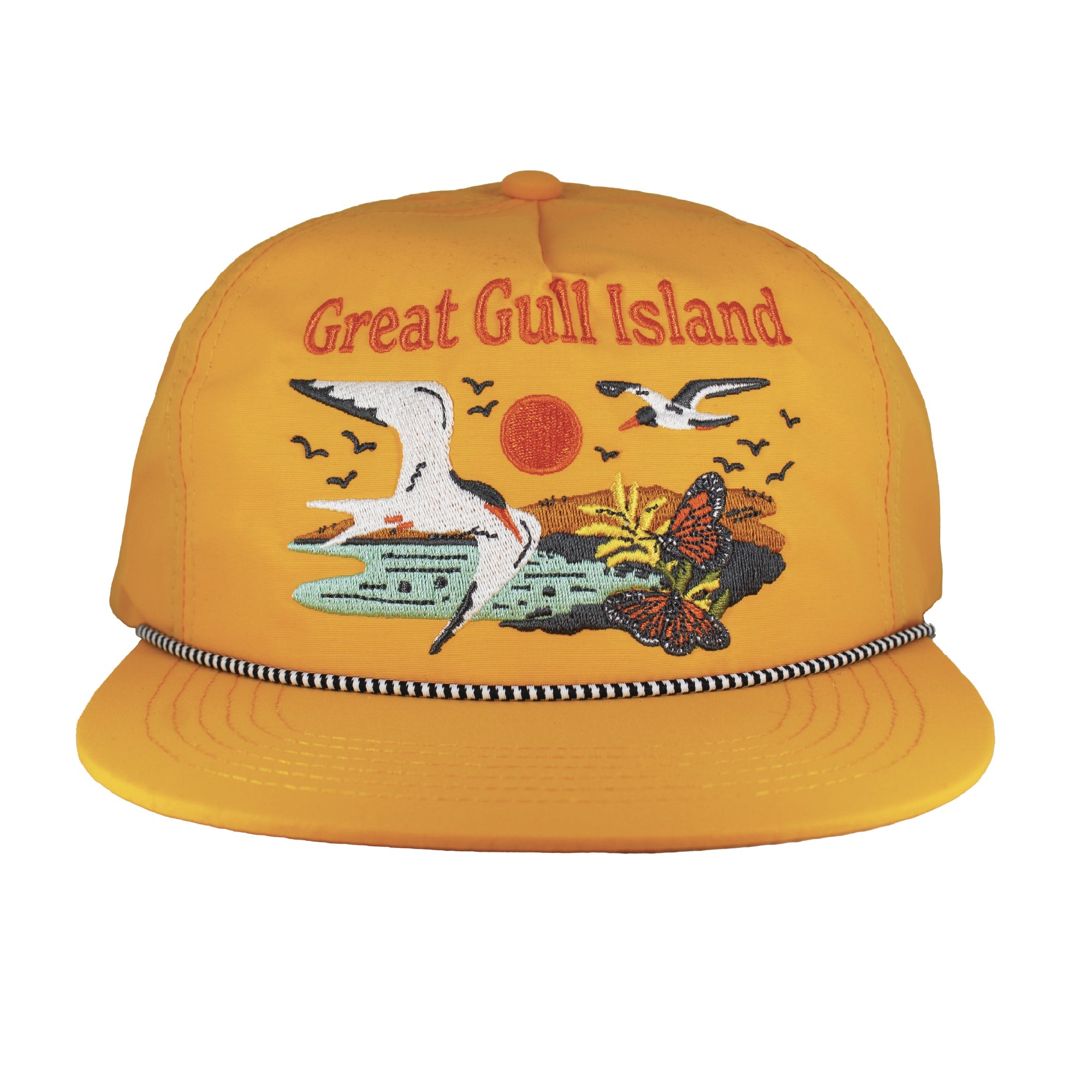 Bird Collective - Great Gull Island Nylon Hat - Sun - 