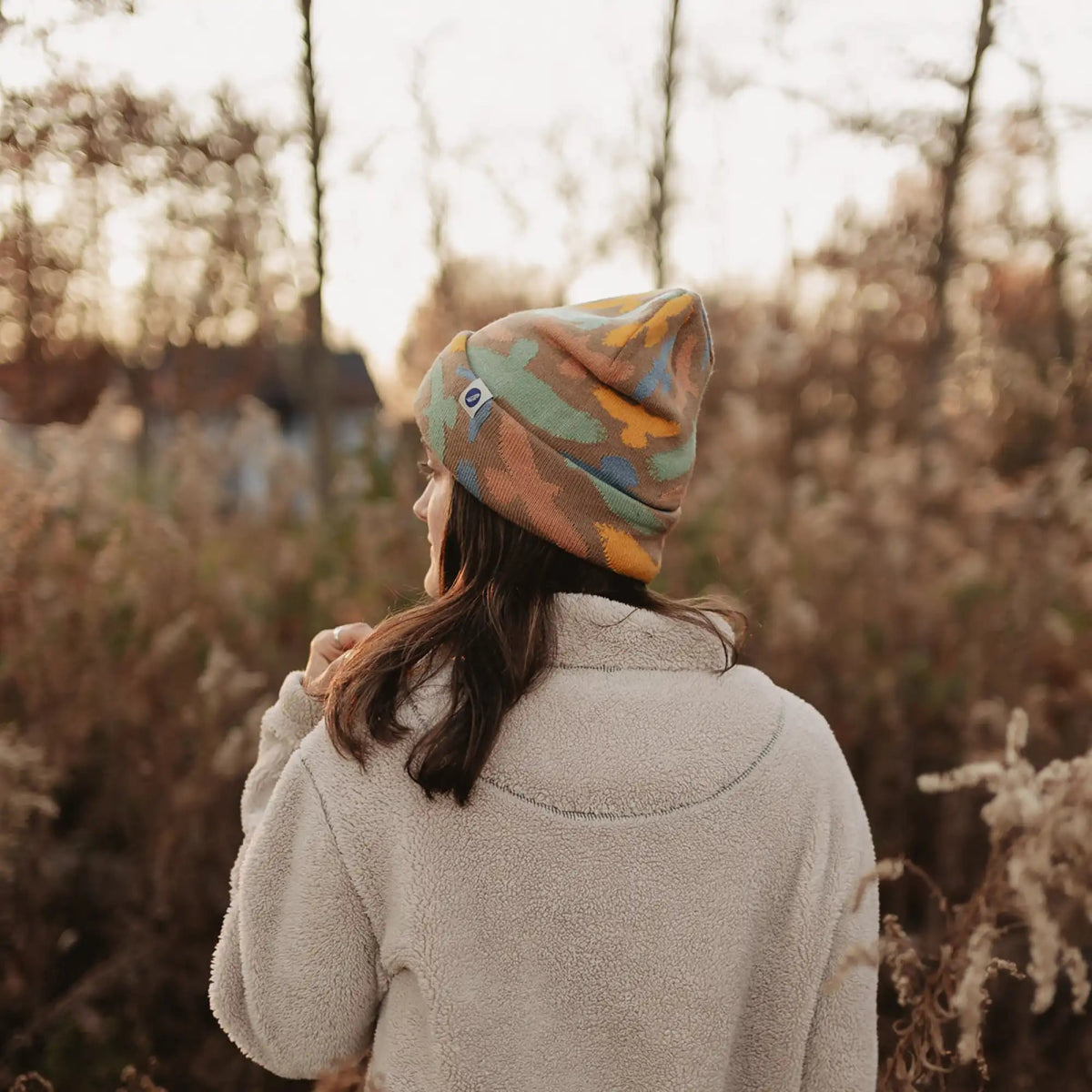 Bird Collective - Hawks in Flight Beanie - Spruce - 