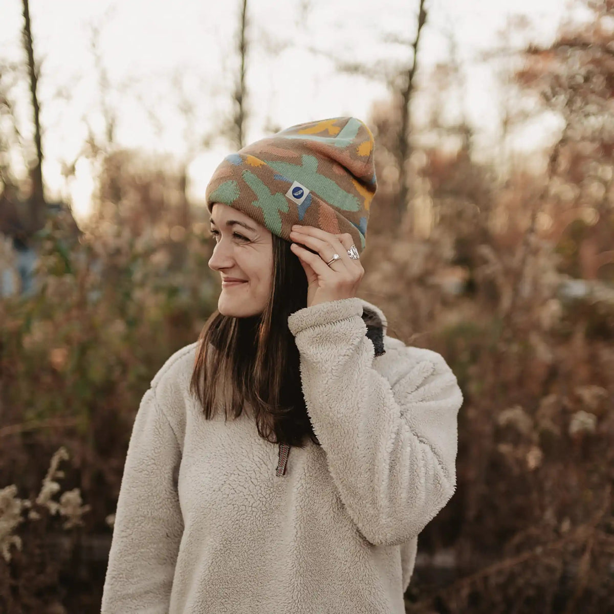 Bird Collective - Hawks in Flight Beanie - Spruce - 