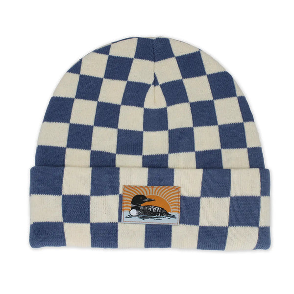 Bird Collective - Loon Checkered Beanie - 