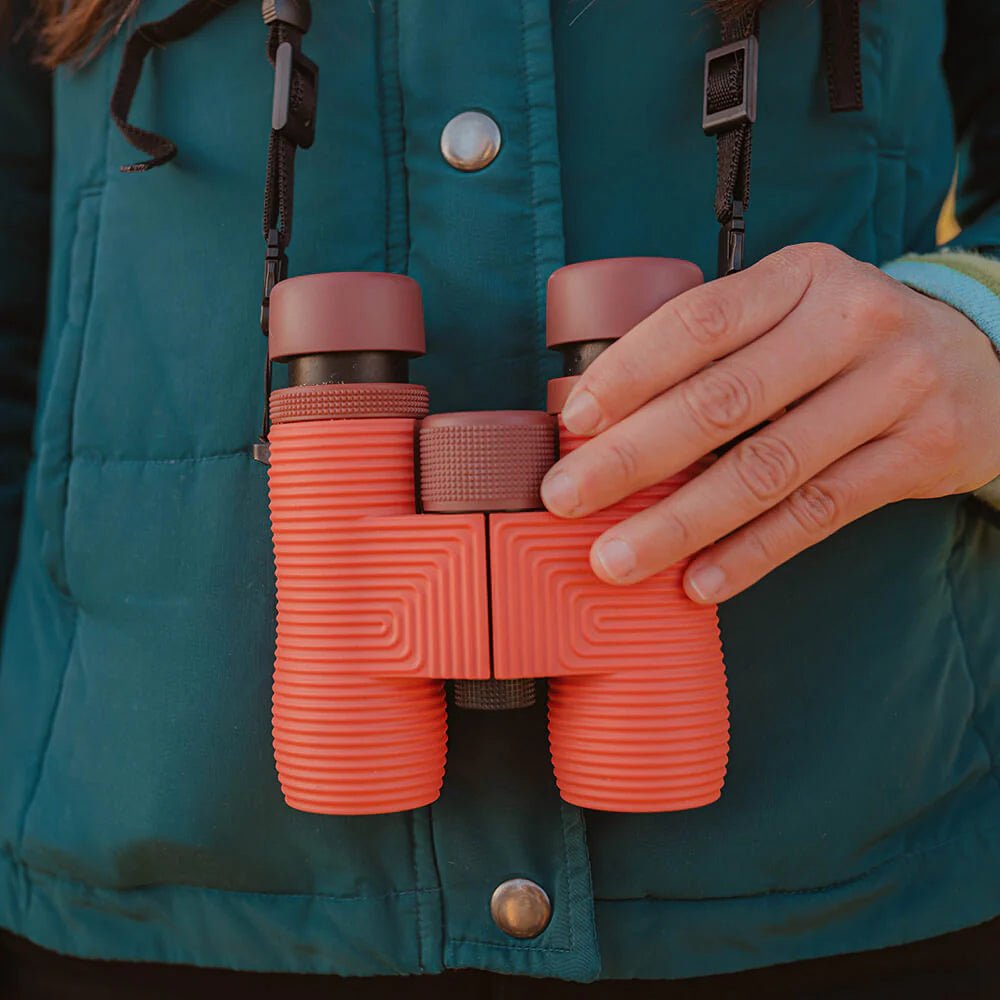 Bird Collective - Nocs Field Issue 8x32 Binoculars - Coral Red - 