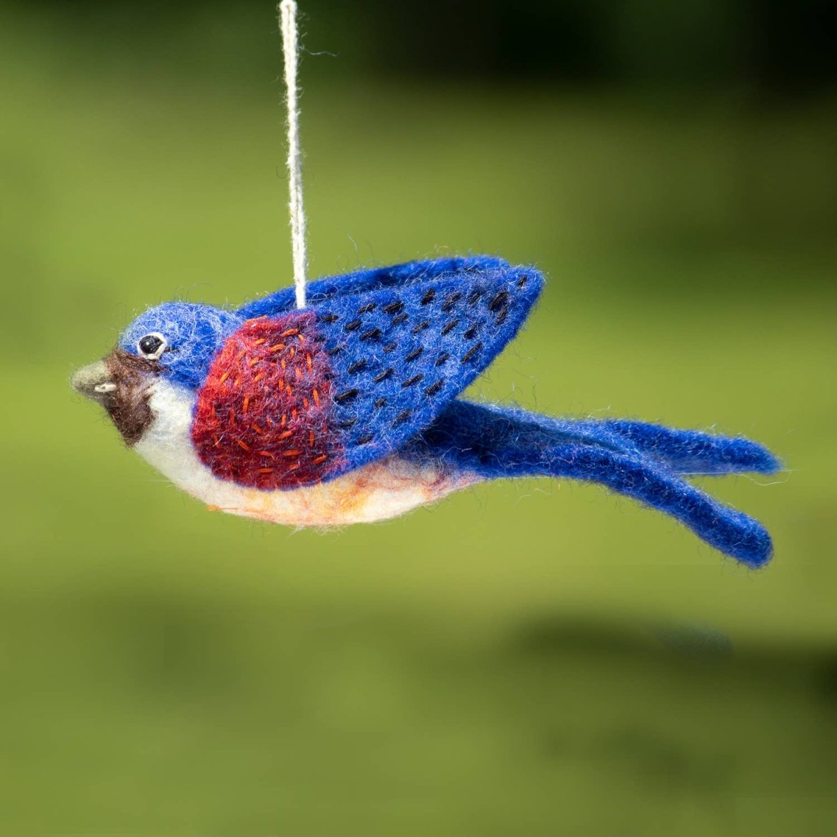 Bird Collective - Wool Barn Swallow Ornament - 